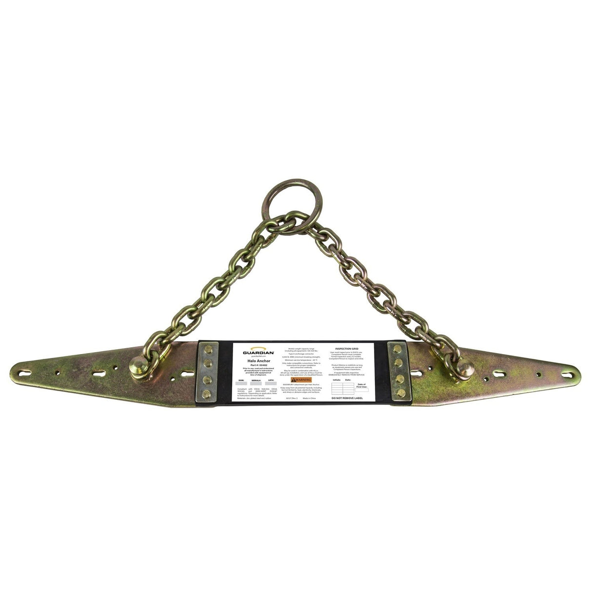 Guardian 00482 Halo Roof Anchor with Fasteners for Residential Roofing