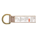 Guardian 00500 9 3/4 in. Single D-Ring Roof Anchor with 8 Spiral Nails