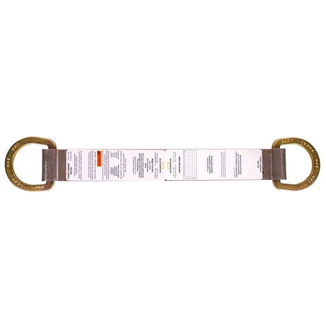 Guardian 00510 18 in Double D-Ring Ridge-It Roof Anchor with Spiral Nails (Includes 8 Nails)
