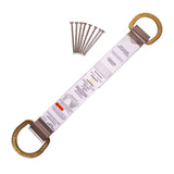 Guardian 00510 18 in Double D-Ring Ridge-It Roof Anchor with Spiral Nails (Includes 8 Nails) - 3