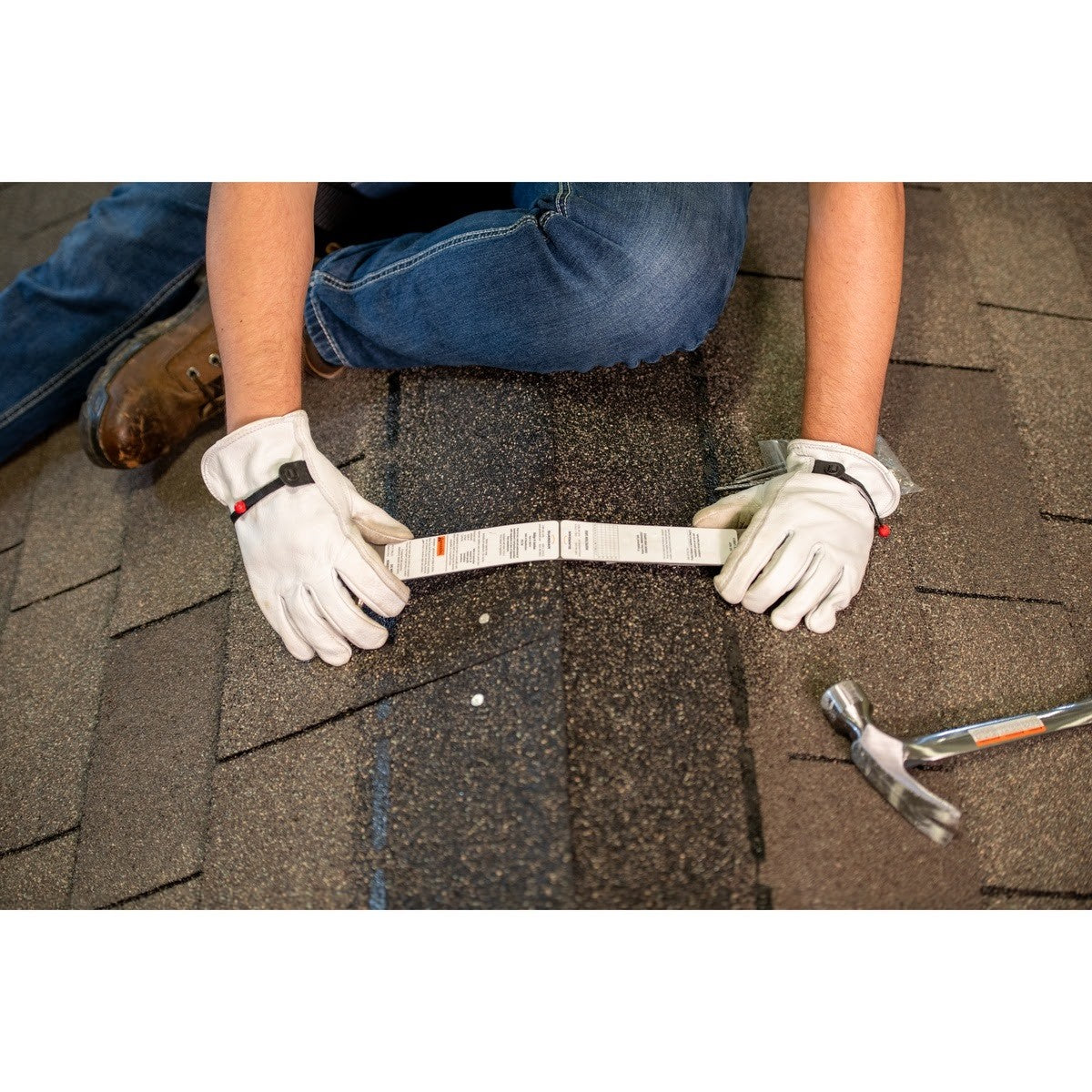 Guardian 00510 18 in Double D-Ring Ridge-It Roof Anchor with Spiral Nails (Includes 8 Nails) - 5