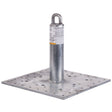 Guardian 00645 CB-12 12 in. Galvanized Steel Roof Anchor Post for Fall Arrest and Horizontal Lifelines (1 Each)