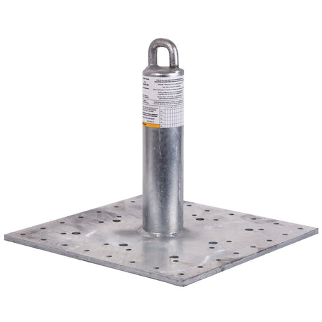 Guardian 00645 CB-12 12 in. Galvanized Steel Roof Anchor Post for Fall Arrest and Horizontal Lifelines (1 Each)