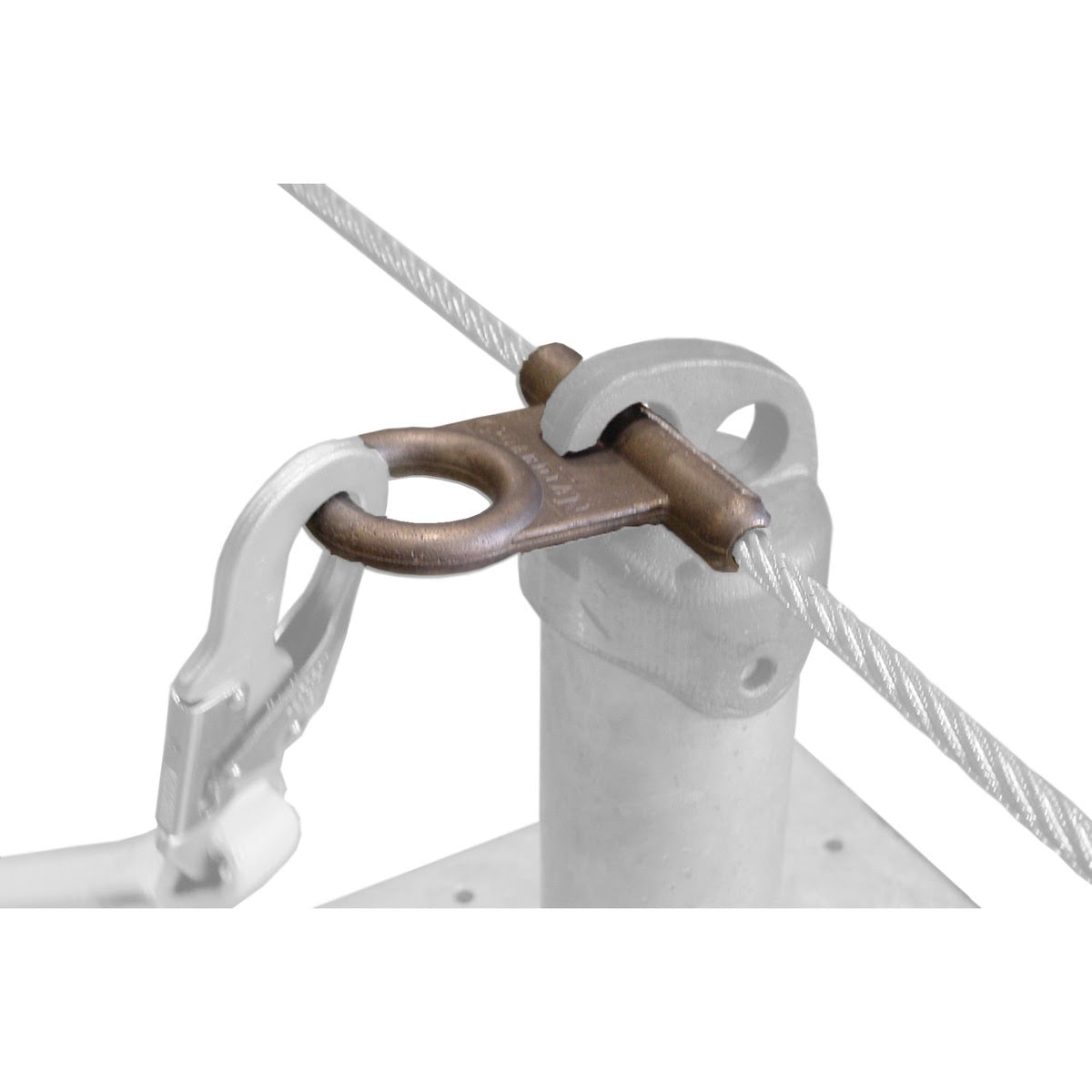Guardian 00661 Pass-Thru Slider D-Ring Fall Protection Anchorage Connector