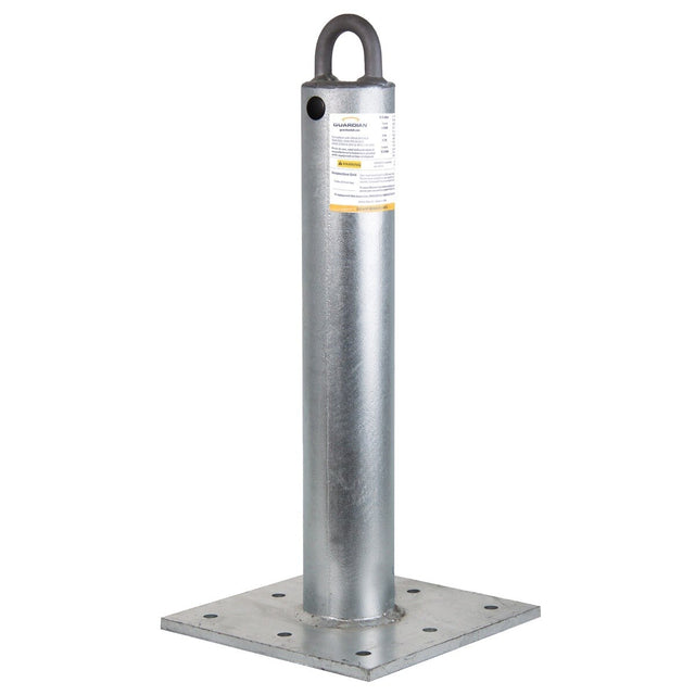 Guardian 00690 24 in S-Anchor Roofing Fall Protection Anchor with Baseplate (1 Each)