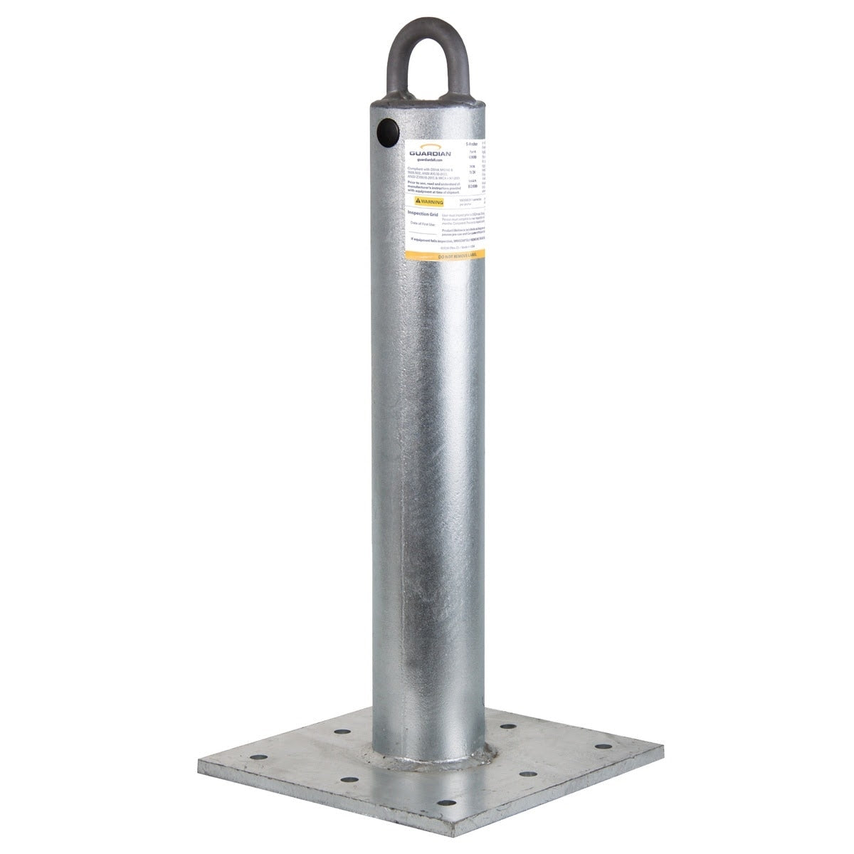 Guardian 00690 24 in S-Anchor Roofing Fall Protection Anchor with Baseplate (1 Each)
