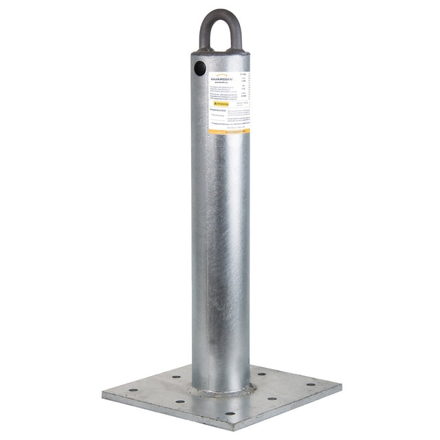 Guardian 00690 24 in S-Anchor Roofing Fall Protection Anchor with Baseplate (1 Each)