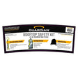 Guardian 00870 Rooftop Safety Kit with Harness and 6 ft Lanyard, Nylon Cinch Bag (1 Kit)