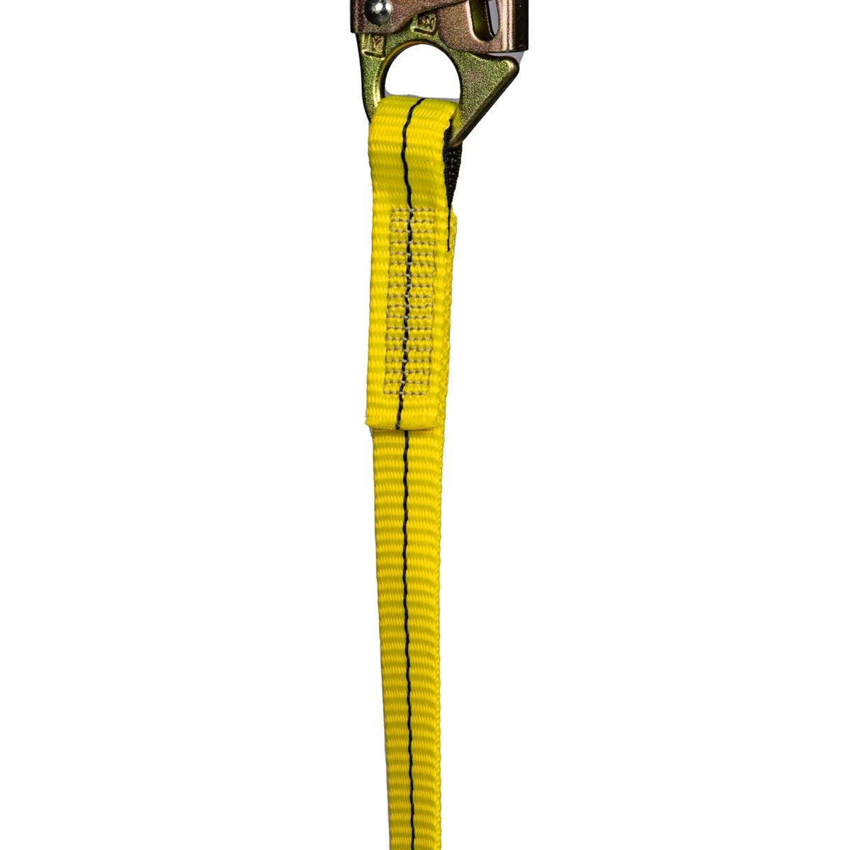 Guardian 01214 3 ft Single Leg External Shock Absorbing Lanyard with Steel Snap Hooks - 4
