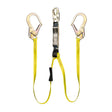 Guardian 01218 4 ft Dual Leg Shock Absorbing Lanyard with Rebar Hook End
