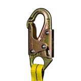 Guardian 01220 6 ft Single Leg Shock Absorbing Lanyard with Steel Snap Hooks - 4
