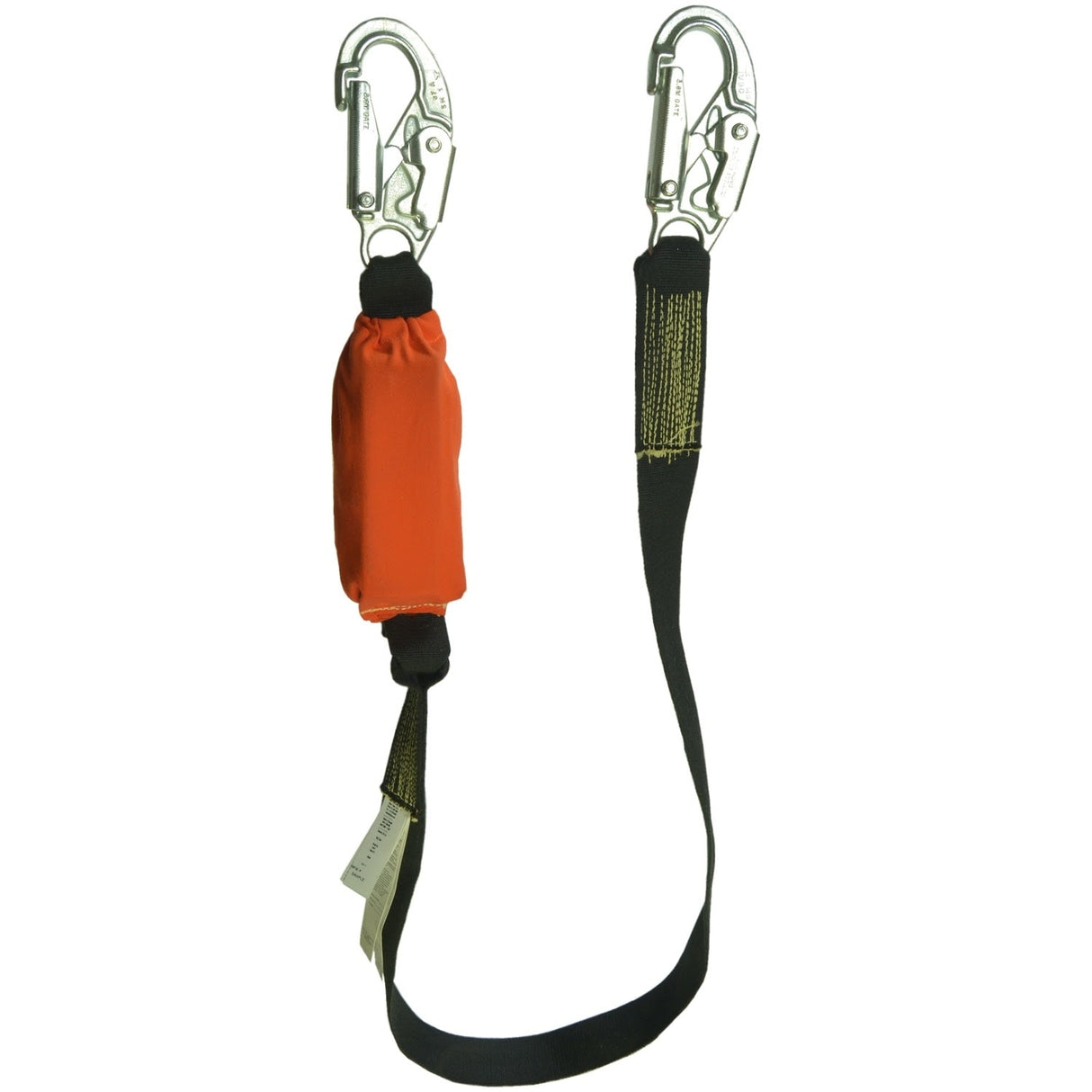 Guardian 01223 6 ft Single Leg Kevlar Shock Absorbing Lanyard with Fire Retardant Cover