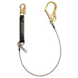 Guardian 01242 6 ft Cable Lanyard with Rebar Hook and Shock Absorber