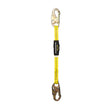 Guardian 01250 2 ft Single Leg Non Shock Absorbing Lanyard with Steel Snap Hooks