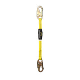 Guardian 01250 2 ft Single Leg Non Shock Absorbing Lanyard with Steel Snap Hooks