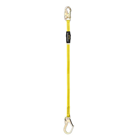 Guardian 01266 4 ft to 6 ft Non Shock Absorbing Single Leg Lanyard with Rebar Hook (1 Pack)