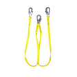 Guardian 01270 6 ft Dual Leg Non-Shock Absorbing Fall Restraint Lanyard with Steel Snap Hooks