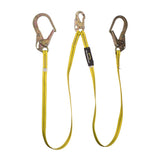 Guardian 01271 6 ft Dual Leg Non Shock Absorbing Lanyard with Steel Rebar Hooks