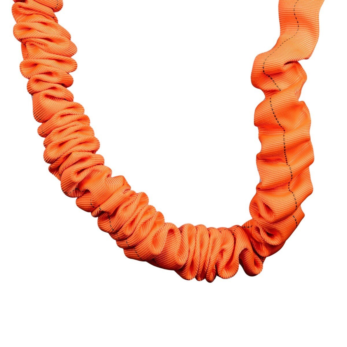 Guardian 01297 4.5 ft to 6 ft Single Leg Internal Shock Stretch Lanyard with Steel Rebar Hooks (1 Pack) - 2