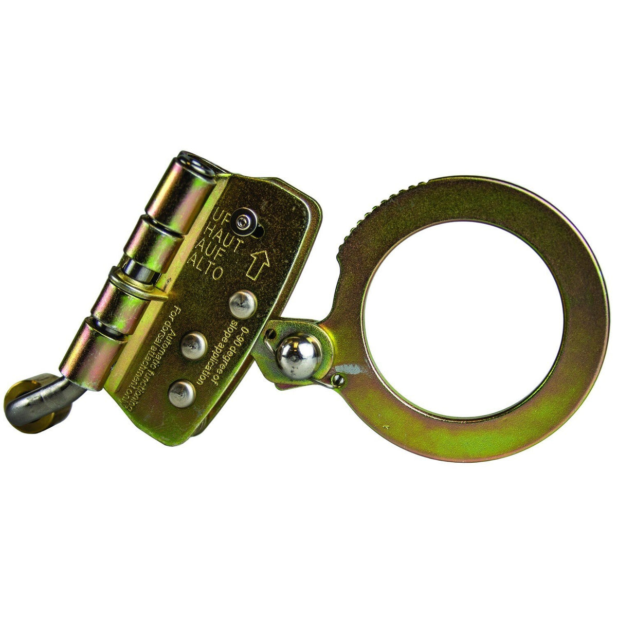 Guardian 01508 Zinc Plated Steel Rope Grab for 5/8 in. Vertical Lifelines