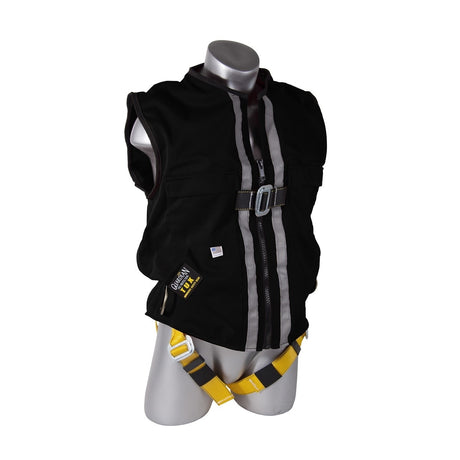 Guardian 02620 Construction Tux Full Body Safety Harness Large Black Mesh Dorsal D Ring