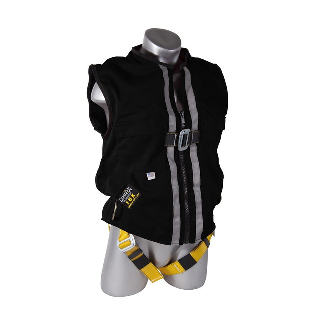 Guardian 02630 Construction Tux Full Body Safety Harness XL Black Mesh Dorsal D Ring