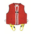 Guardian 02730 XL Red Mesh Construction Tux Full Body Safety Harness with Dorsal and Side D Rings