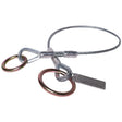 Guardian 10411 4 ft Galvanized Cable Choker Anchor with 2.5 in and 3 in O Ring Ends
