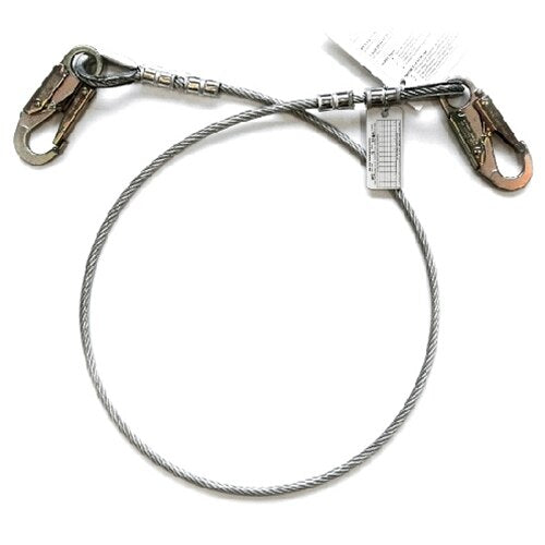 Guardian 10430 3 ft Galvanized Steel Cable Choker Anchor with Snap Hooks