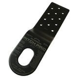 Guardian 10540 Pitch Pro 10.25 in. x 3 in. Black Powder Coated Steel Roof Anchor (Single) - 4