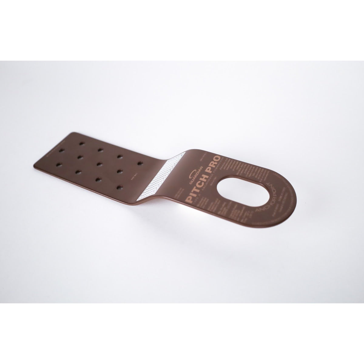 Guardian 10541 Pitch Pro Brown Powder Coated Steel Roofing Anchorage Connector 10.25 in. (Single) - 3