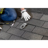 Guardian 10545 Pitch Pro Slotted Roof Anchor for Asphalt Shingle Roofs Gray (25 Pack) - 6