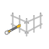 Guardian 10717 6 ft Concrete Anchor Strap with Protective Sheathing - 2