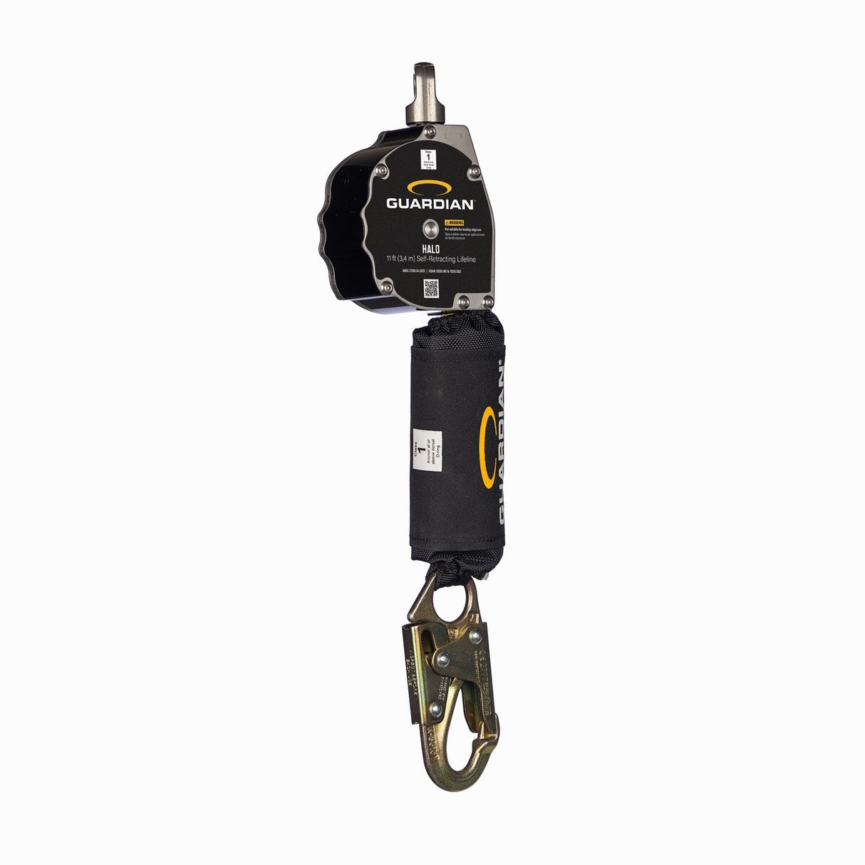 Guardian 10900 Halo 11 Foot Class 1 Web Self Retracting Lifeline with Steel Snap Hook - 2
