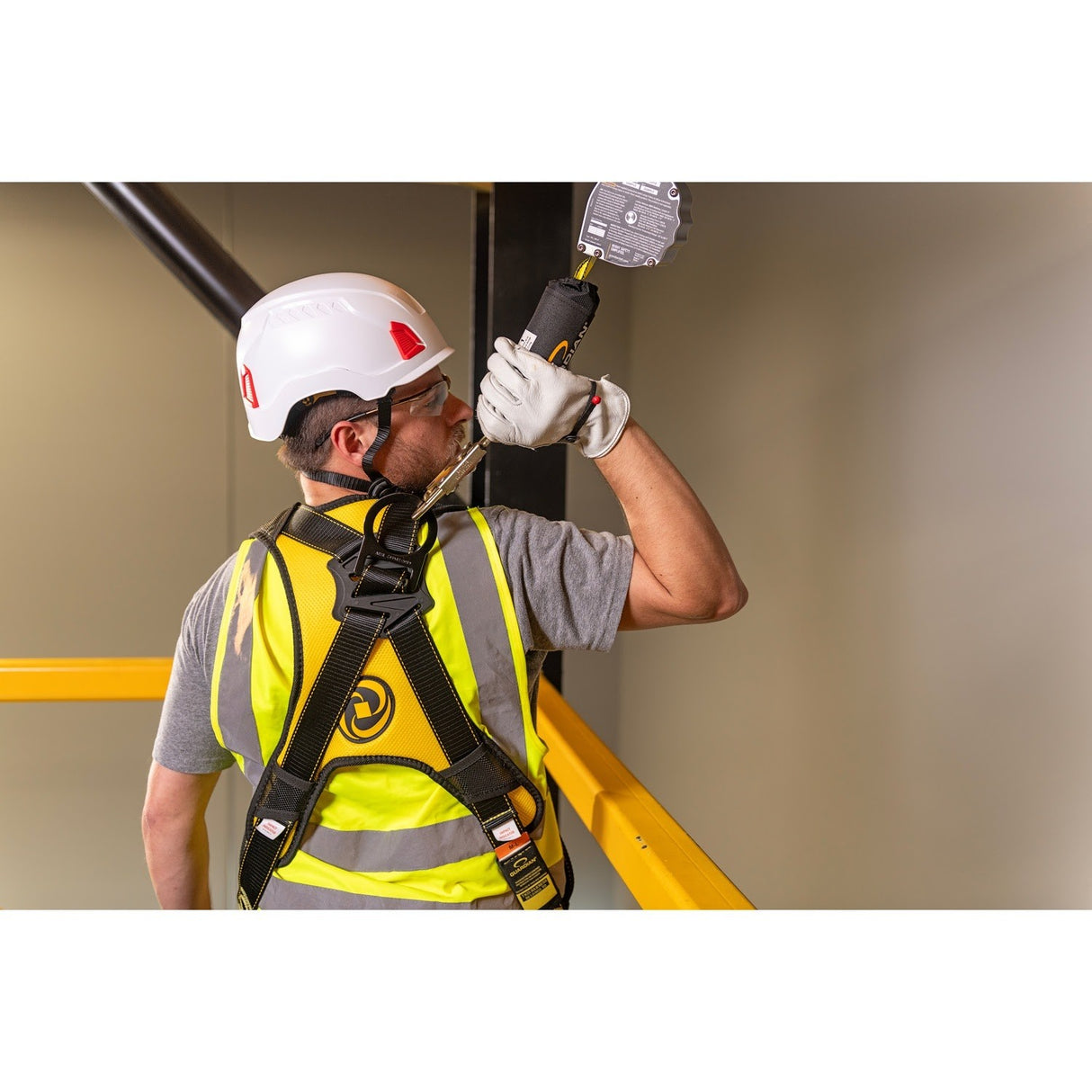 Guardian 10900 Halo 11 Foot Class 1 Web Self Retracting Lifeline with Steel Snap Hook - 7