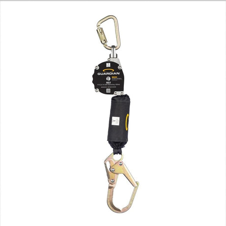 Guardian 10901 Halo 11 ft Class 1 Webbing Self Retracting Lifeline with Steel Rebar Hook
