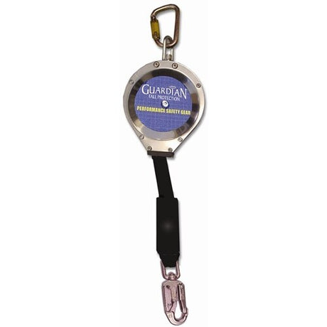 Guardian 10909 20 ft Halo Webbing Self Retracting Lifeline with Steel Snap Hook