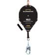 Guardian 10918 65 ft Halo Big Block Cable Self-Retracting Lifeline with Steel Snap Hook