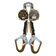 Guardian 10997 11 ft Webbing Self Retracting Lifeline Dual Leg Aluminum Rebar Hooks