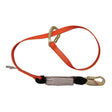Guardian 11730 6 ft Single Leg Double Lock Wrap Lanyard with Carabiner