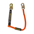 Guardian 11900 6 ft Tiger Tail Single Leg Stretch Shock Absorbing Lanyard with Steel Snap Hook