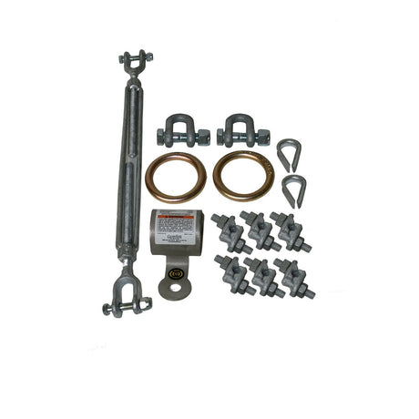 Guardian 15044 Horizontal Lifeline Absorbinator Attachment System up to 60 ft