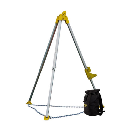 Guardian 15050 Arc-O-Pod Rescue and Retrieval Tripod System Kit 90 in. Tripod with 65 ft Rescue Winch