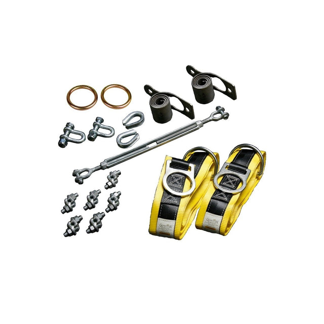 Guardian 15073 Absorbinator Horizontal Lifeline Attachment System for Column or Ceiling Mount 60 ft to 100 ft Spans