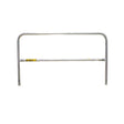 Guardian 15181-GALV 10 ft Galvanized Steel G-Rail Freestanding Guardrail Rail