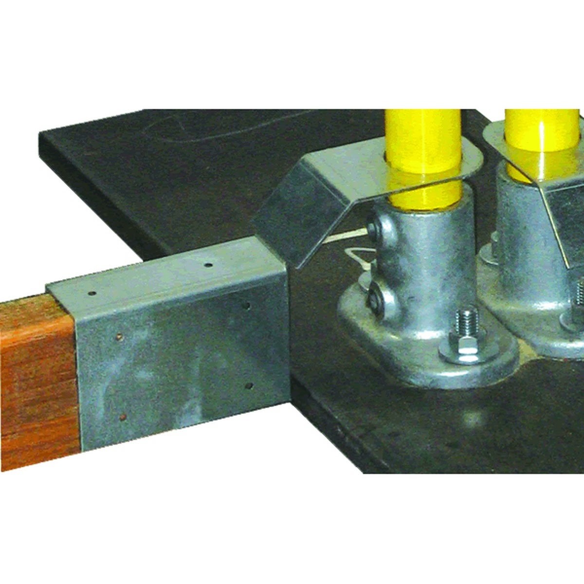 Guardian 15184 10 in. Galvanized Steel Toeboard Attachment for Guardrail Baseplate 15180