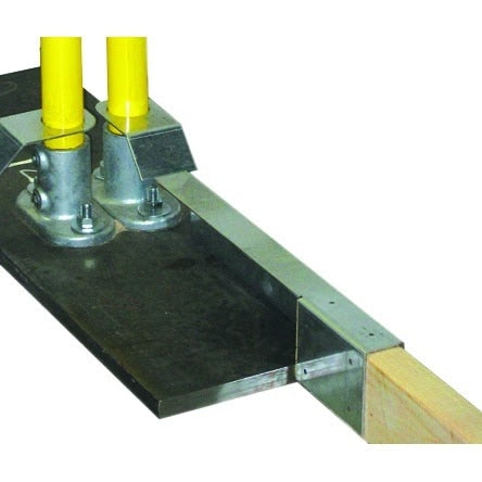 Guardian 15185 21-1/4 in Galvanized Steel Toeboard Attachment for Guardrail Systems