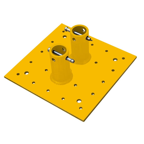 Guardian 15220 Screw-Down G-Rail Base for Permanent Guardrail System