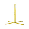 Guardian 15225 Yellow Powder Coated Steel Warning Line Stanchion Post