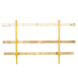 Guardian 15500 52.5 in Powder Coated Steel C-Slab Grabber Guardrail Post for Concrete Slabs